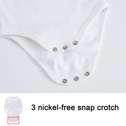 3 Pcs Bodysuits Long Sleeve
