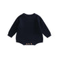 Long Sleeve Ribbed Knit Bodysuit