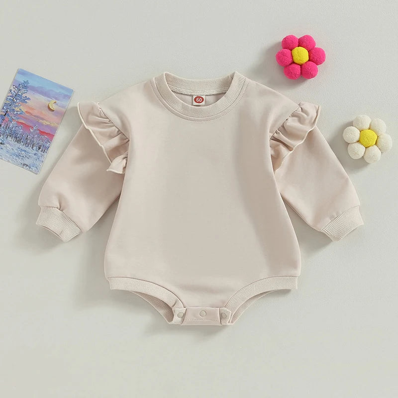 Sweatshirt  Ruffle Long Sleeve