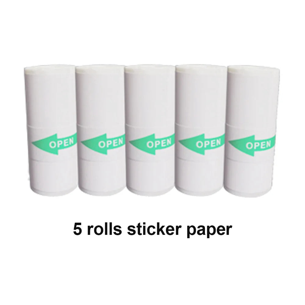 Mini Printer Portable Bluetooth Wireless Smart Label Thermal Portable Printers Stickers Paper Wireless Printers Children Gifts