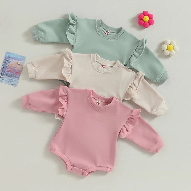 Sweatshirt  Ruffle Long Sleeve