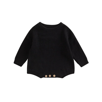 Long Sleeve Ribbed Knit Bodysuit