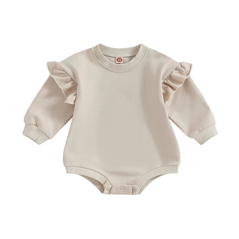 Sweatshirt  Ruffle Long Sleeve