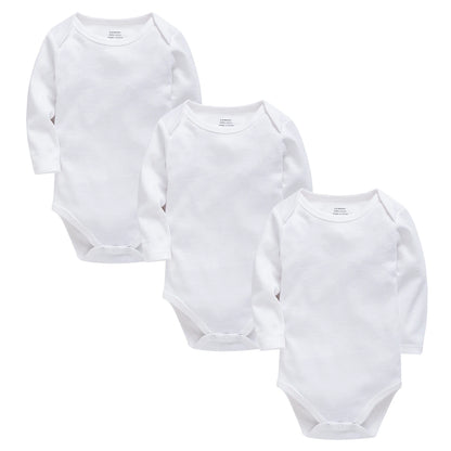 3 Pcs Bodysuits Long Sleeve