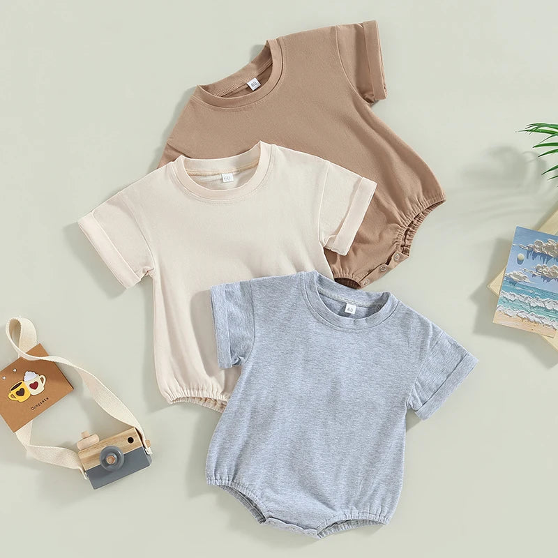 Casual Rompers  Short Sleeve