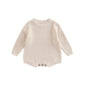 Long Sleeve Ribbed Knit Bodysuit