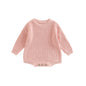 Long Sleeve Ribbed Knit Bodysuit