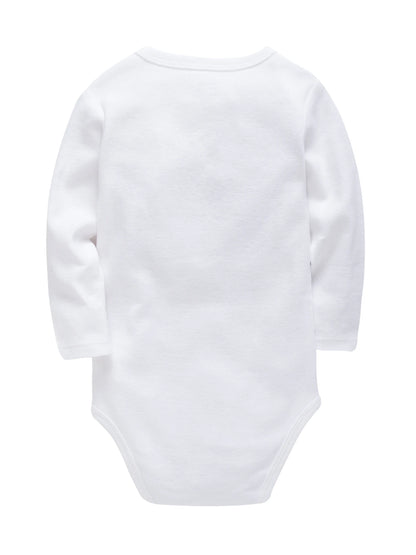 3 Pcs Bodysuits Long Sleeve