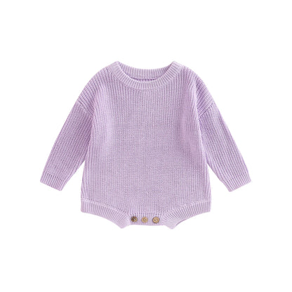 Long Sleeve Ribbed Knit Bodysuit
