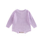 Long Sleeve Ribbed Knit Bodysuit