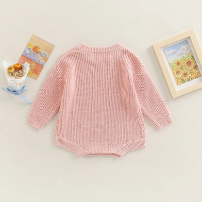Long Sleeve Ribbed Knit Bodysuit