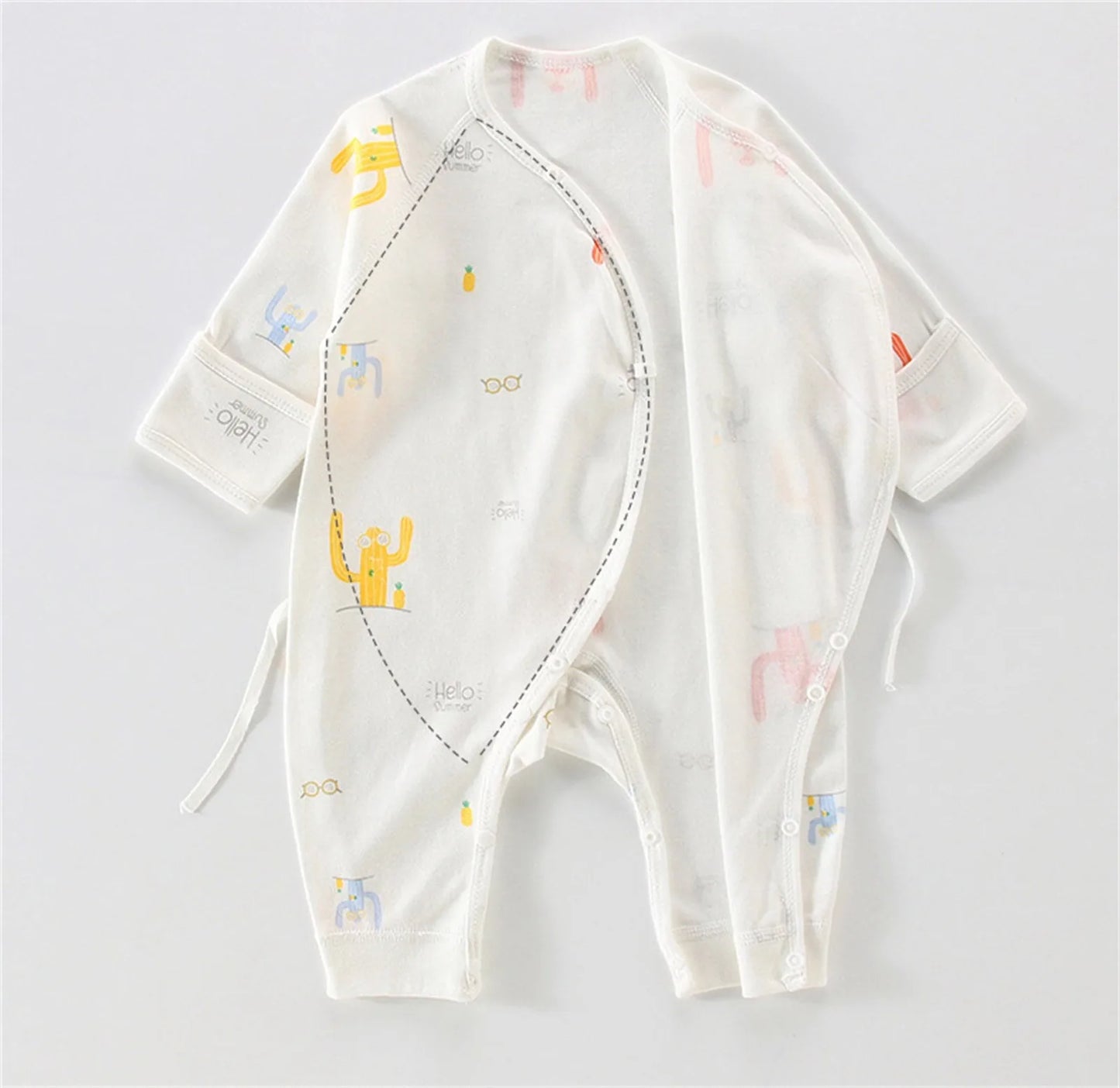 Long Sleeve Rompers Cotton