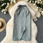 Basics Vintage Chic High Waist Belt Split Long Straight Tube Skirt Casual Office Lady High Street Women Spring Summer Clothing